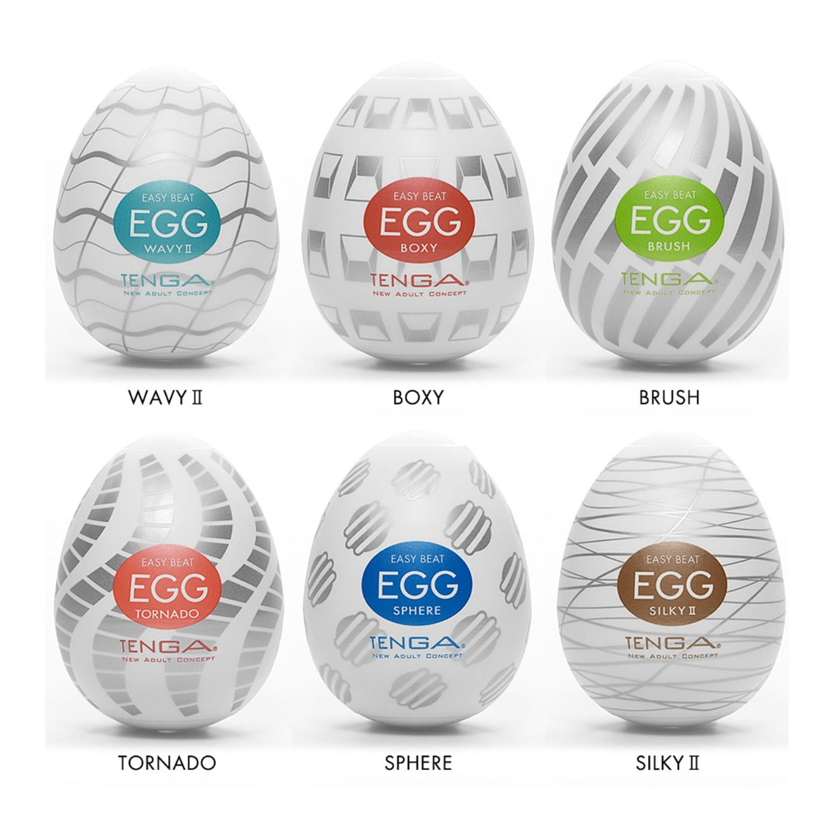 Tenga - EGG Easy Beat Variety Pack New Standard Regular Strength 