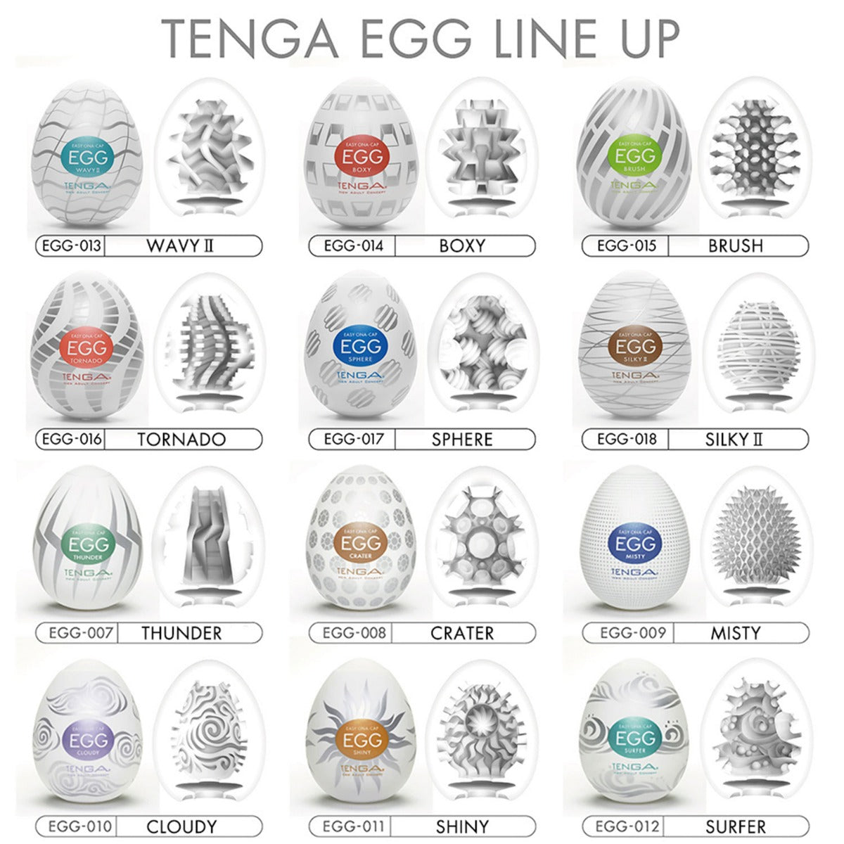 Tenga - EGG Easy Beat Variety Pack New Standard Regular Strength 