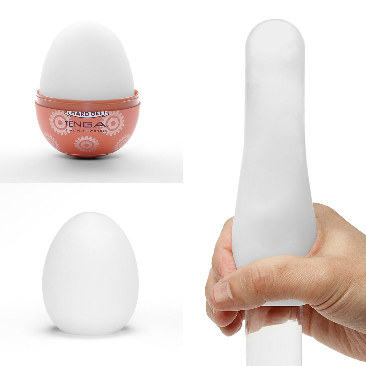 Tenga - Egg Cone Hard Gel Edition Discreet Masturbator