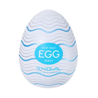 Tenga - Egg Wavy Standard Renewal Masturbator