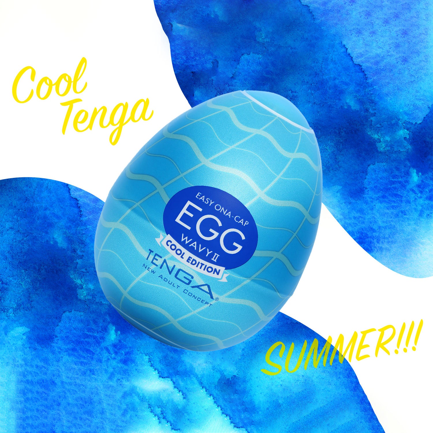 Tenga - Egg Wavy II Cool Edition