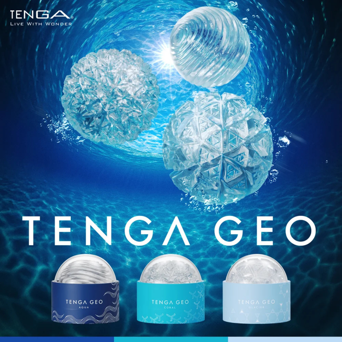 Tenga - Geo Coral Reusable Male Masturbator