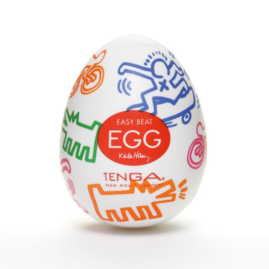 Tenga - Keith Haring × Tenga Street Series Egg Masturbator