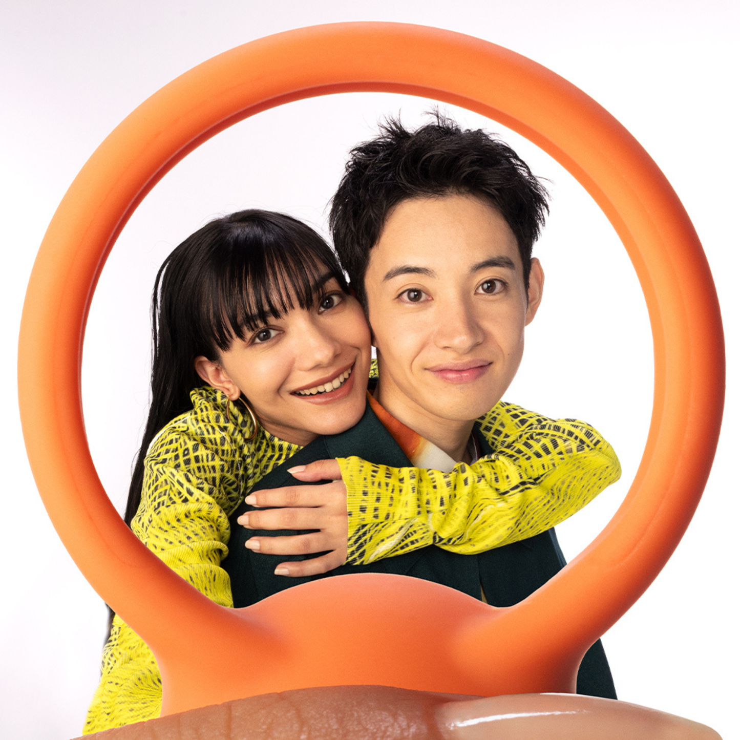 [PRE-ORDER] Tenga - PaiRING Couple Vibrator Coral (ETA: Early April)