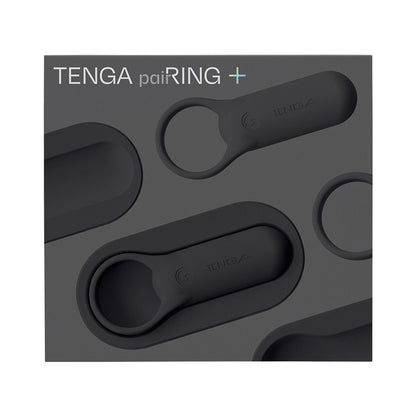 [PRE-ORDER] Tenga - PaiRING Plus Couple Vibrator Black (ETA: Early April)