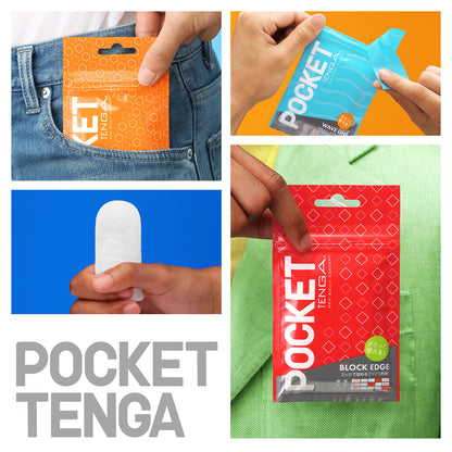 Tenga - Pocket Hexa Brick Masturbator