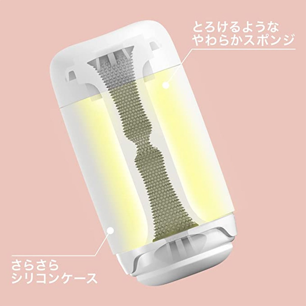 Tenga - Puffy Reusable Male Masturbator Sugar White