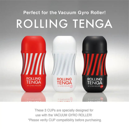 Tenga - Rolling Cup Hard Vacuum Gyro Roller Compatible Male Masturbator