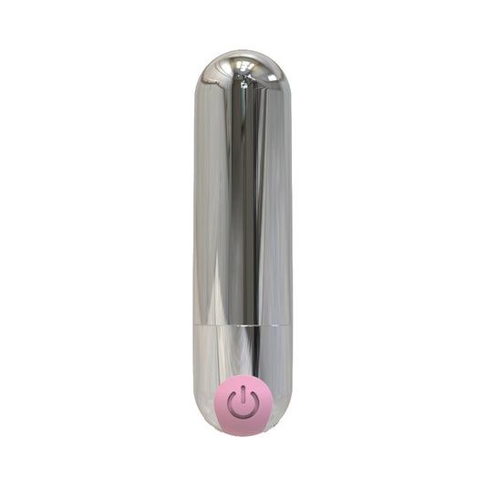 The Horny Company - Bang! Rechargeable Bullet Vibrator Silver Pink