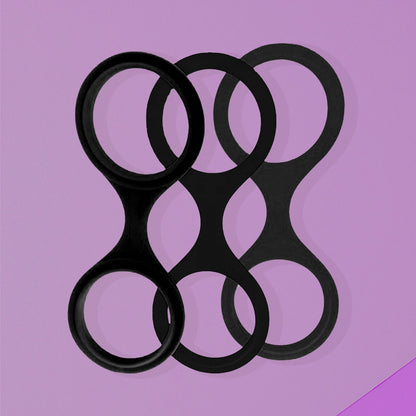 The Horny Company - Black Dragon Silicone Bondage Cuff Black