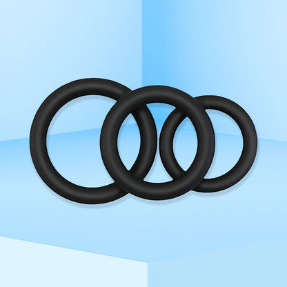 The Horny Company - John O 3-piece Silicone Cock Ring Set