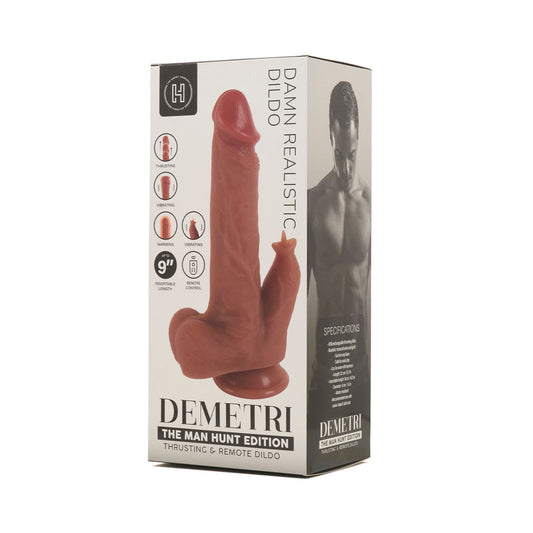 The Horny Company - Damn Realistic Dildo Man Hunt Edition Demetri Remote Controlled Thrusting Silicone Dong