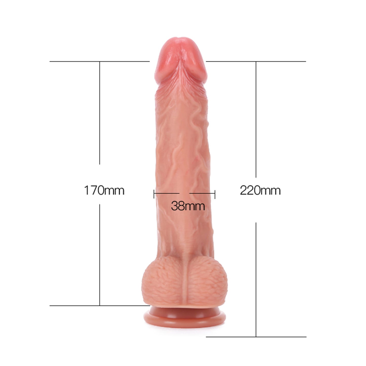 The Horny Company - Damn Realistic Dildo Man Hunt Edition Robert Remote Controlled Thrusting Silicone Dong