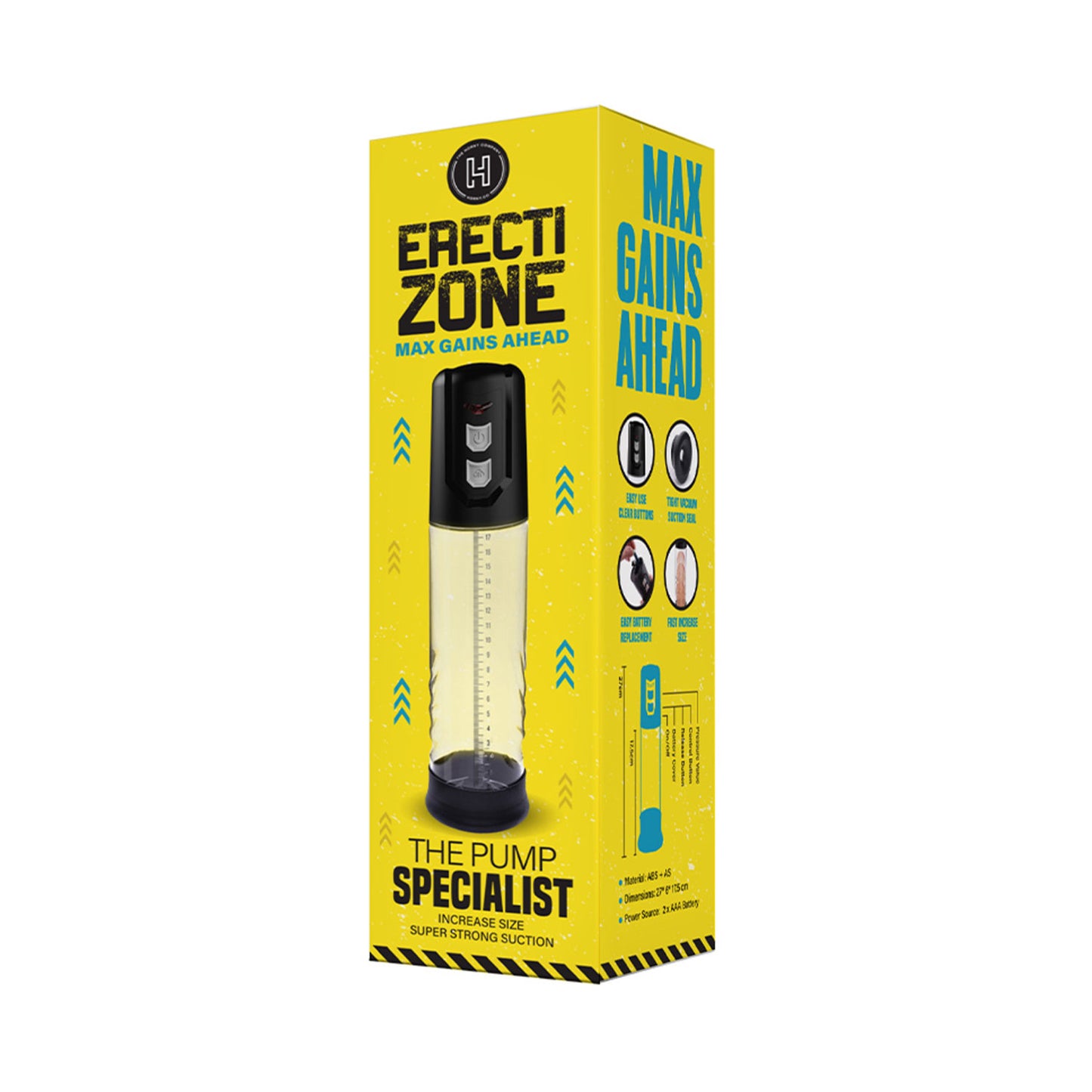 The Pump Specialist - Erectizone Automated Penis Pump Batteries Operated