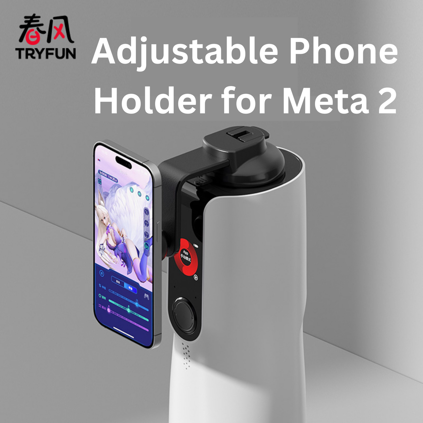 TryFun - Adjustable Magnetic Phone Holder for Meta Series 2 Masturbator