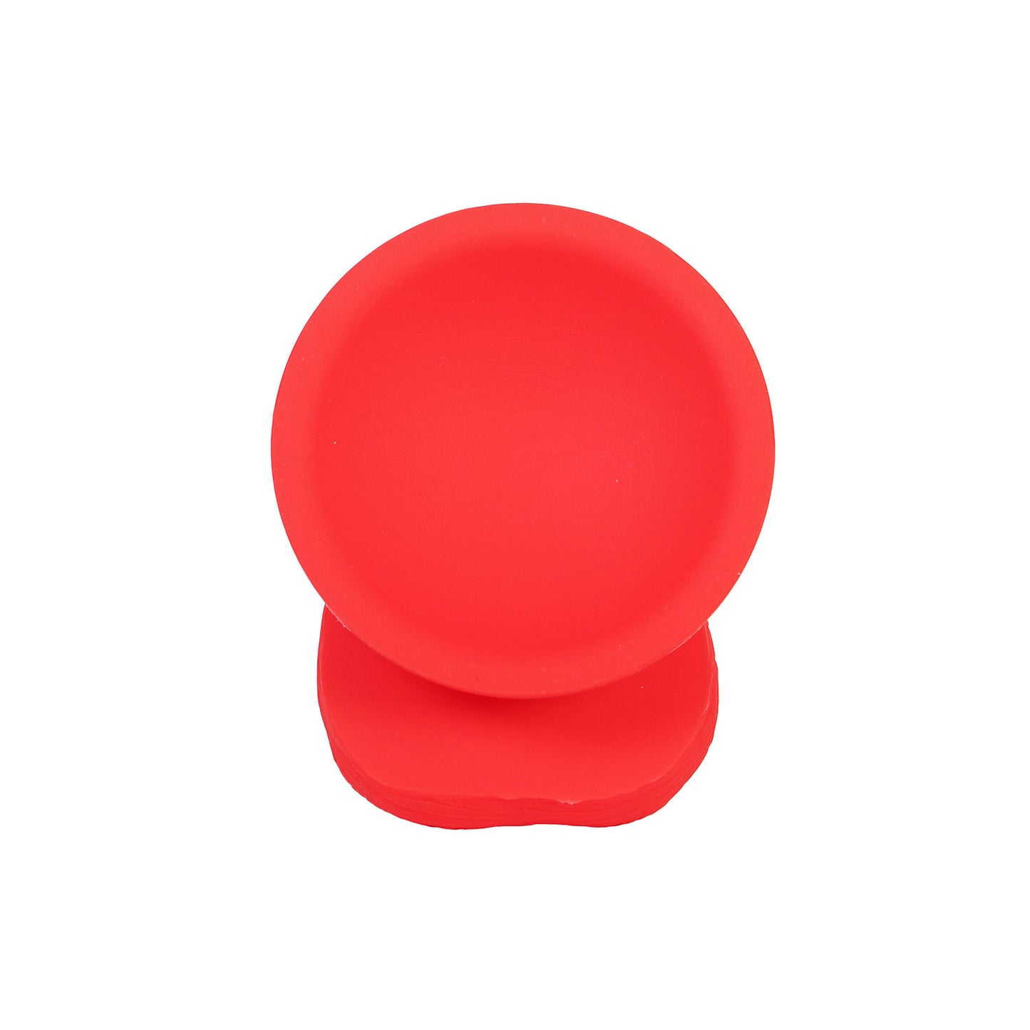 Unicorn Collections - 5.5-inch Silicone Suction Cup Dildo Hot Red