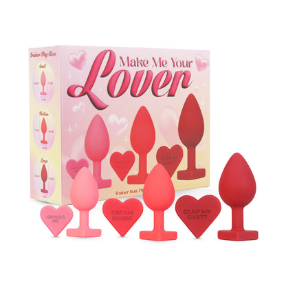 Unicorn Collections - Make Me Your Lover Trainer Butt Plug Set