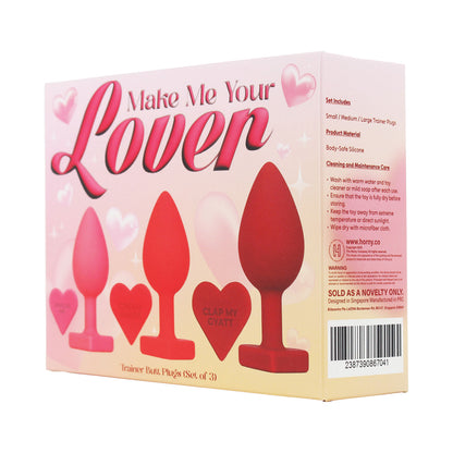 Unicorn Collections - Make Me Your Lover Trainer Butt Plug Set