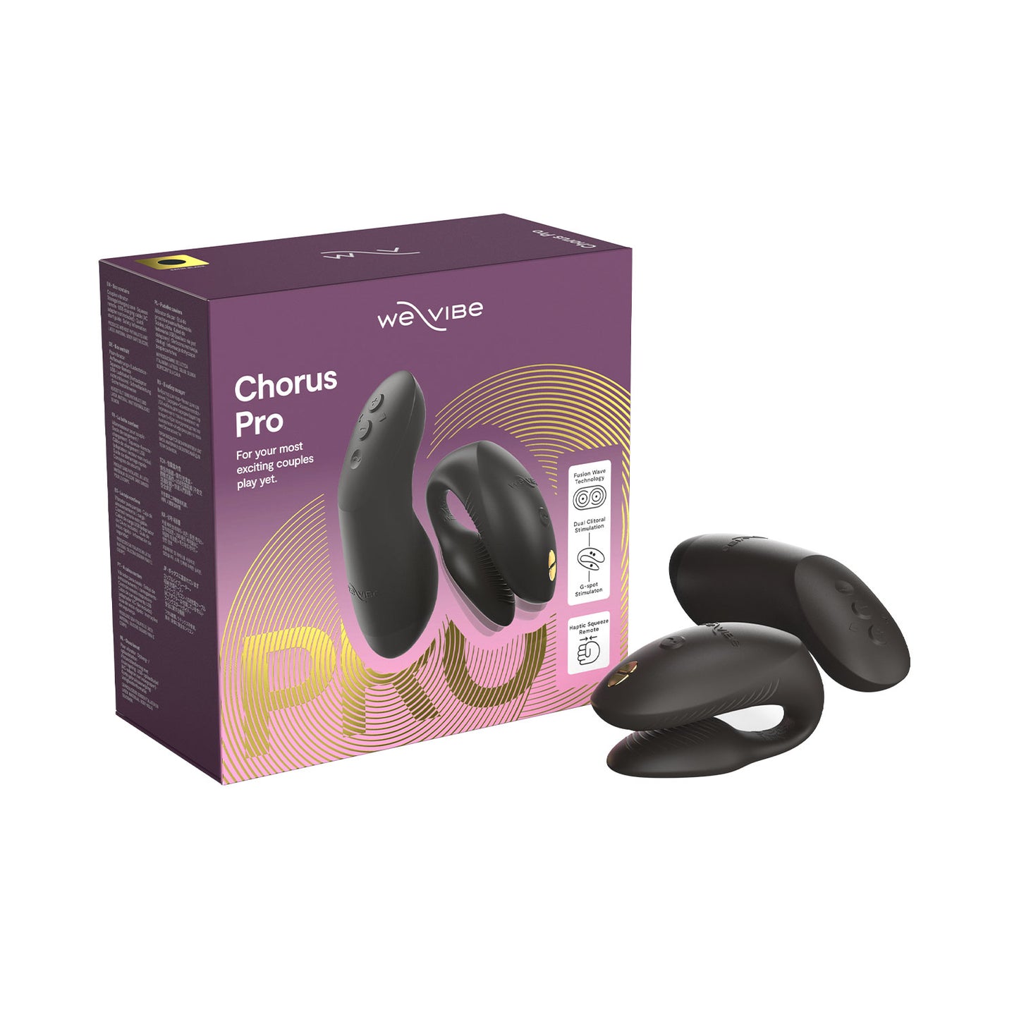 We-Vibe Chorus Pro – App-Controlled Couples Vibrator Black