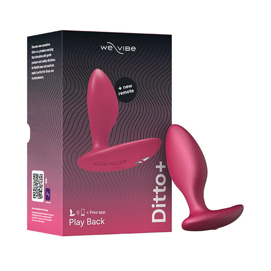 We-Vibe Ditto + App and Remote Controlled Anal Vibrator Cosmic Pink