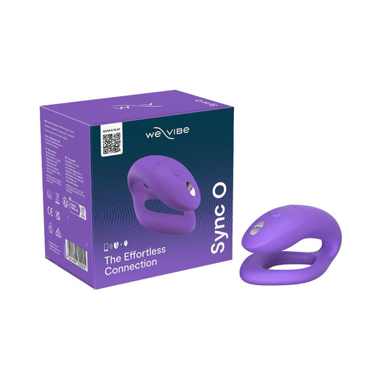 We-Vibe - Sync O App and  Remote-Controlled Silicone Couple's Vibrator Light Purple