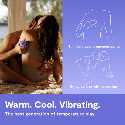 We-Vibe - Temp Warming and Cooling Clitoral Vibrator Lavender Blue