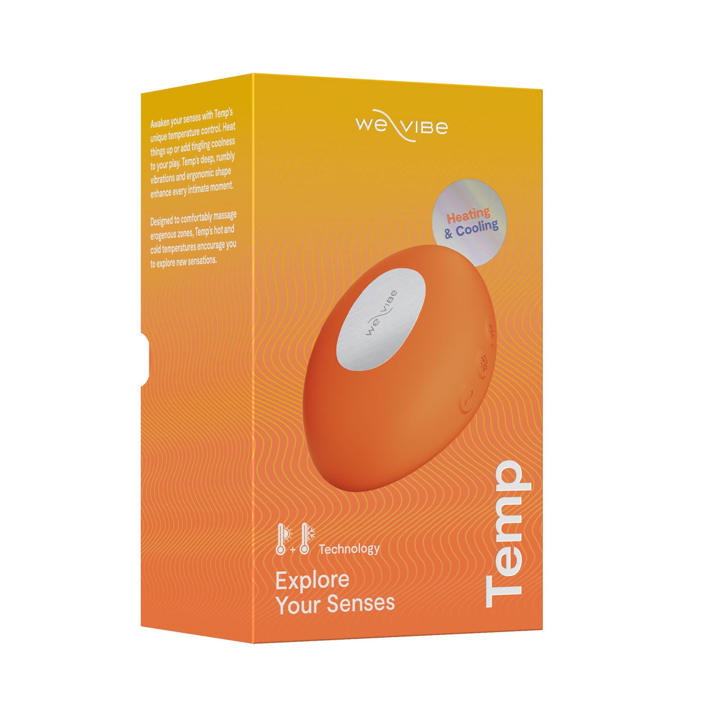 We-Vibe - Temp Warming and Cooling Clitoral Vibrator Tangerine