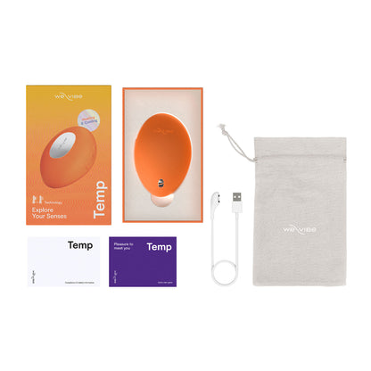 We-Vibe - Temp Warming and Cooling Clitoral Vibrator Tangerine