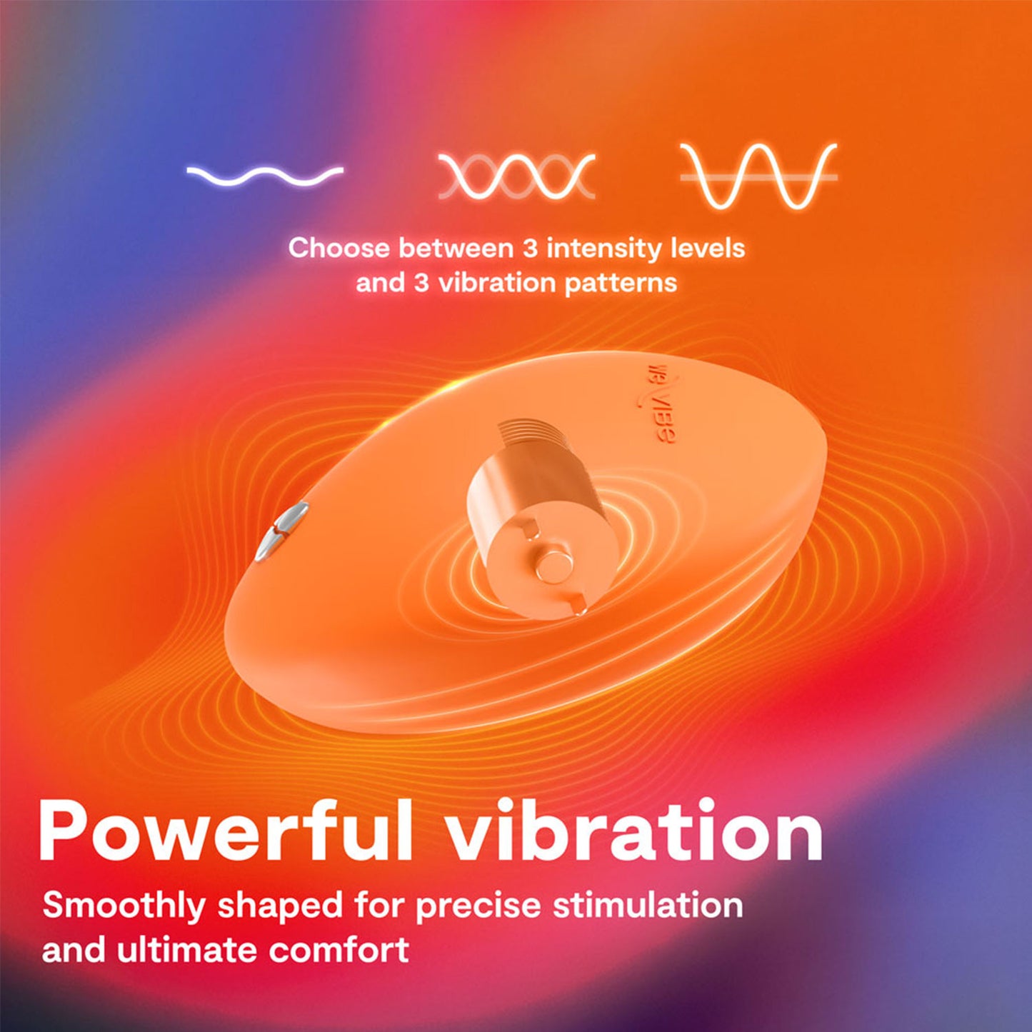 We-Vibe - Temp Warming and Cooling Clitoral Vibrator Tangerine