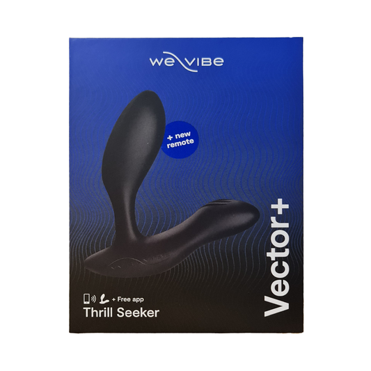 We-Vibe - Vector Bluetooth App Controlled Vibrating Prostate Massager (Charcoal Black)