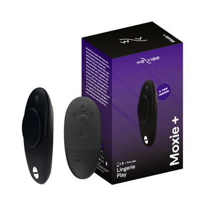 We-Vibe - Moxie+ App and Remote Controlled Wearable Panty Vibrator (Black)