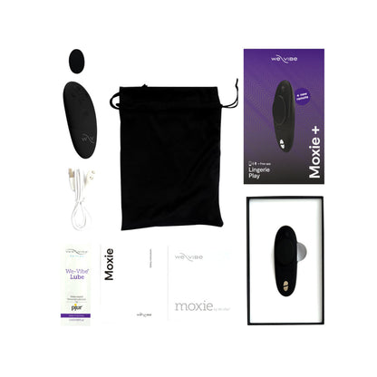 We-Vibe - Moxie+ App and Remote Controlled Wearable Panty Vibrator (Black)