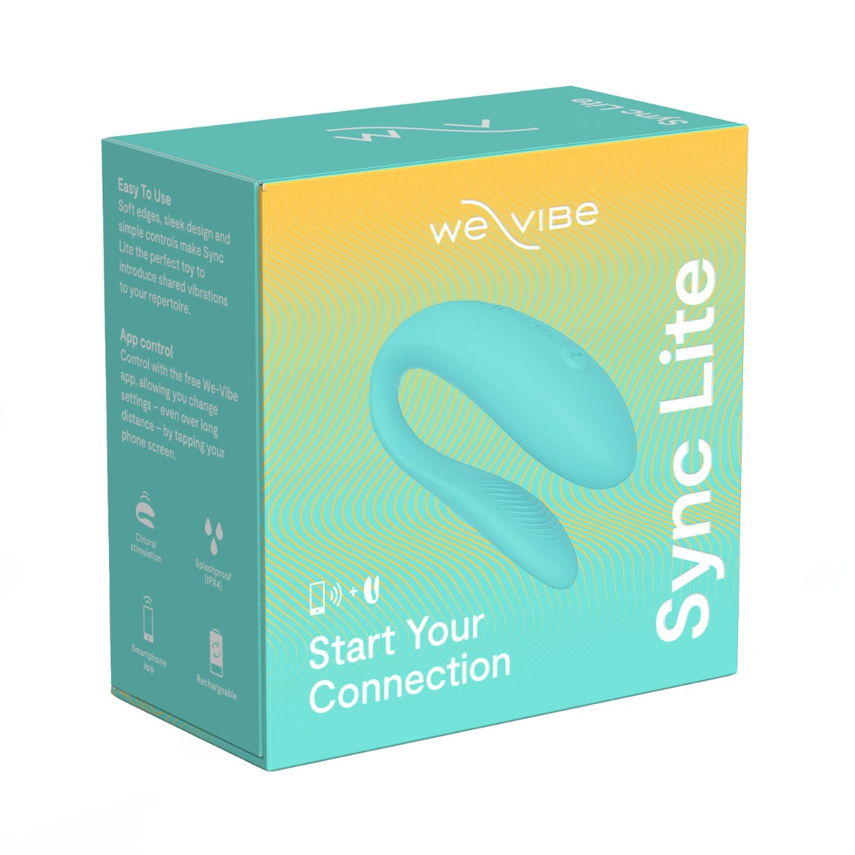 We-Vibe - Sync Lite App-Controlled Couple Vibrator Aqua