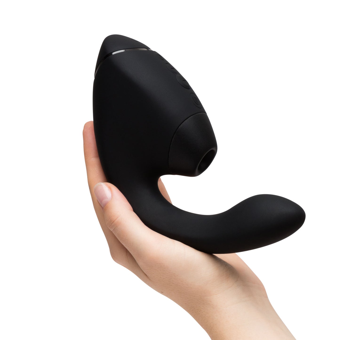 Womanizer - Next Duo Pleasure Air Dual Stimulator Black