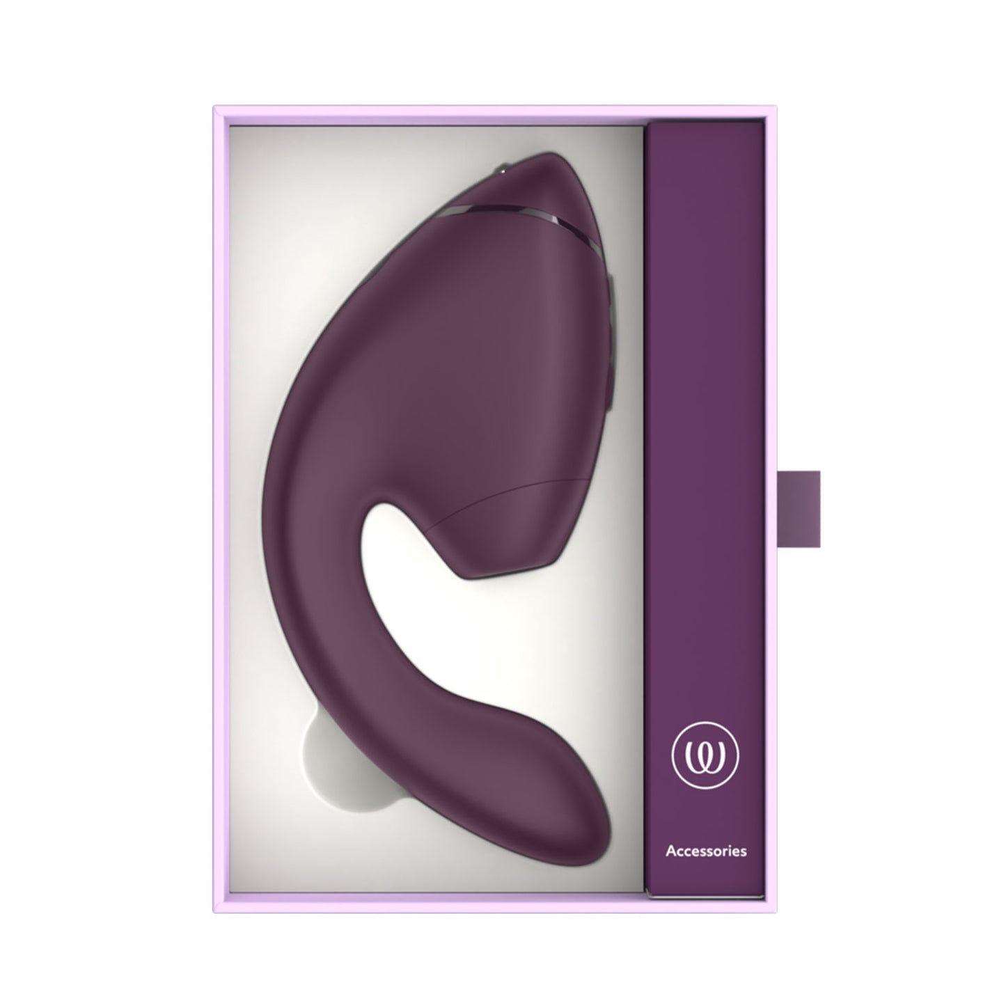 Womanizer - Next Duo Pleasure Air Dual Stimulator Dark Purple