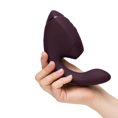 Womanizer - Next Duo Pleasure Air Dual Stimulator Dark Purple