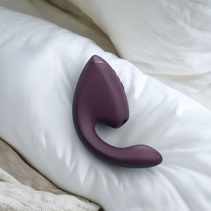 Womanizer - Next Duo Pleasure Air Dual Stimulator Dark Purple