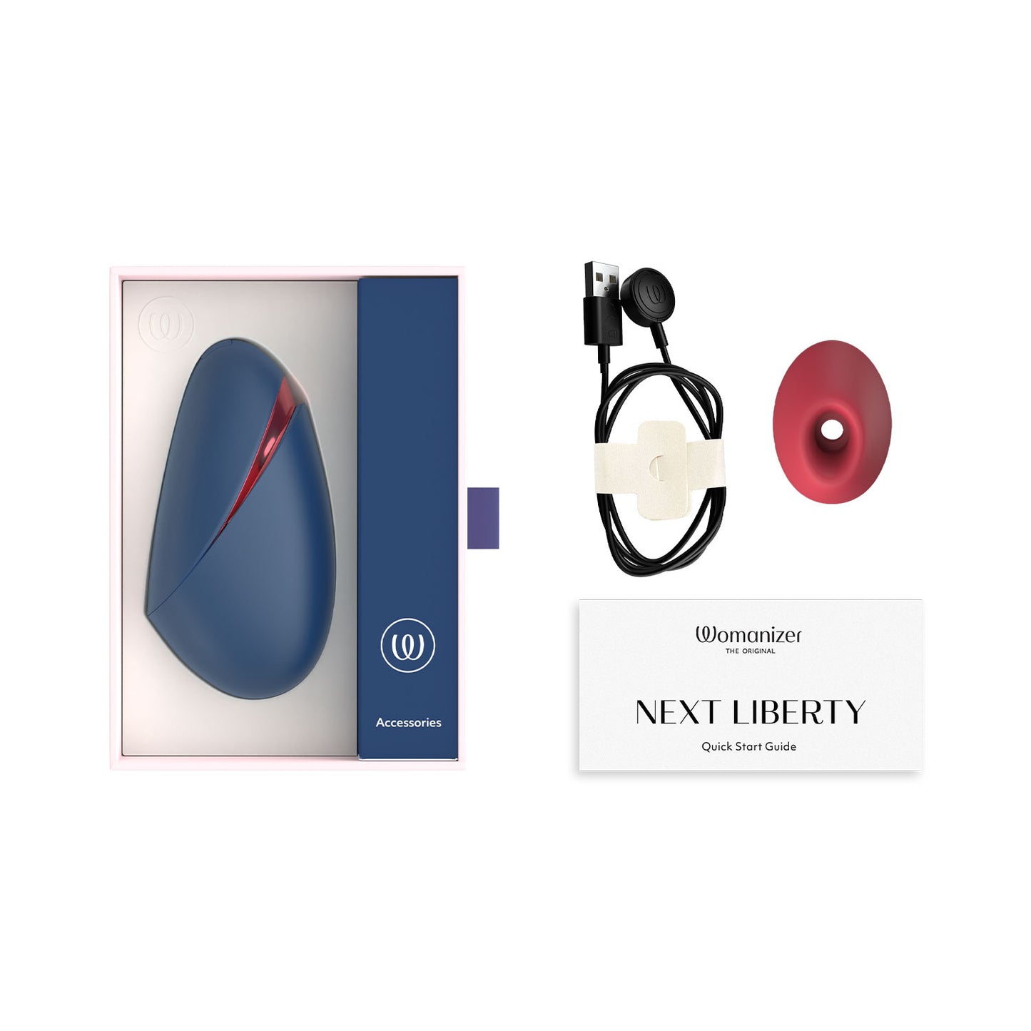 [Pre-Order] Womanizer Next Liberty Blue/Red