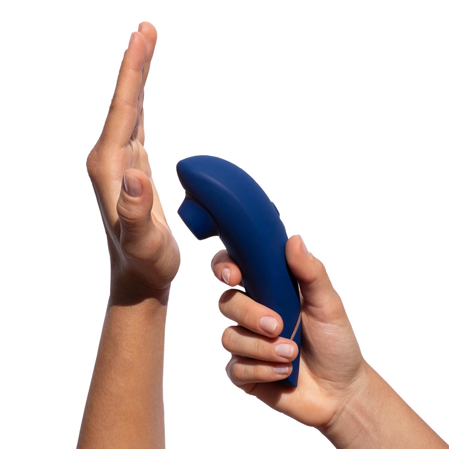 Womanizer - Premium 2 Silicone Rechargeable Clitoral Stimulator Blueberry