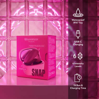 [PRE-ORDER] Womanizer - Snap Clitoral Stimulator Crushed Berry