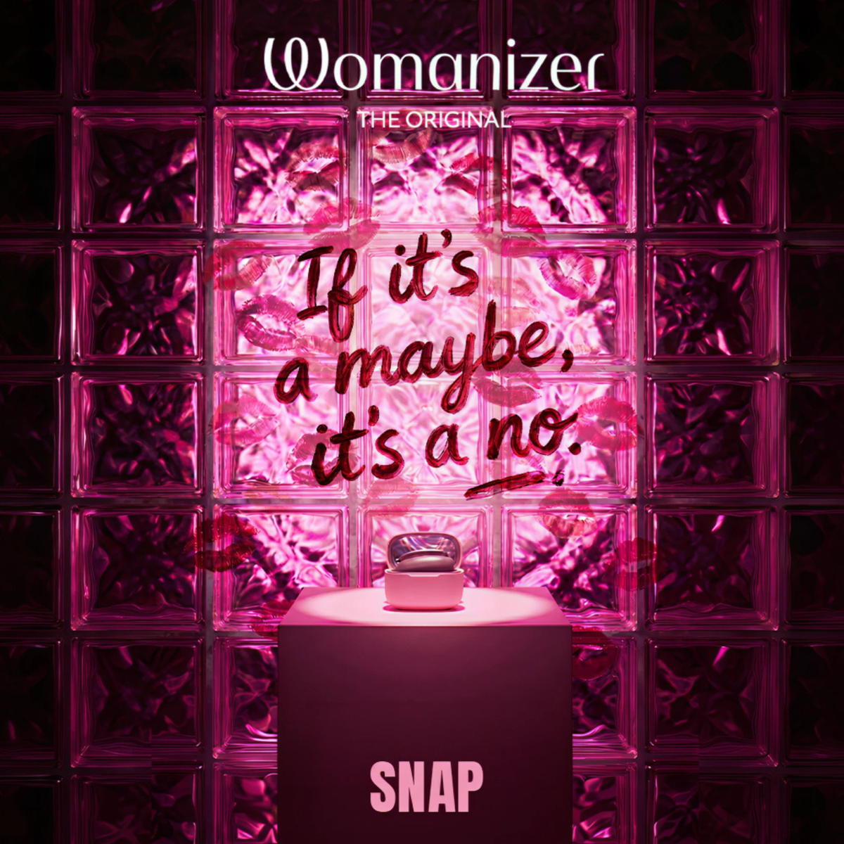 [PRE-ORDER] Womanizer - Snap Clitoral Stimulator Crushed Berry
