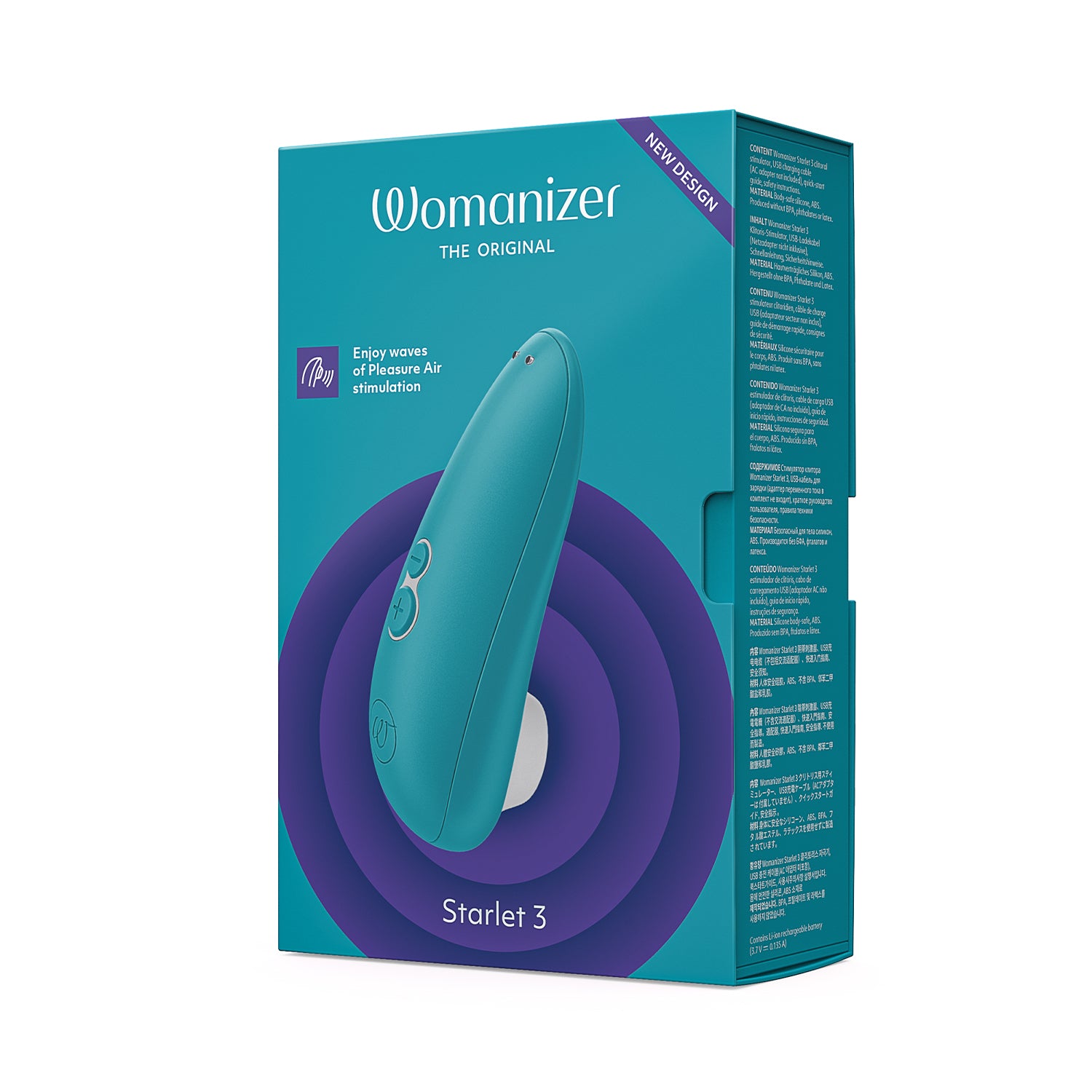 Womanizer - Starlet 3 Rechargeable Clitoral Stimulator Turquoise