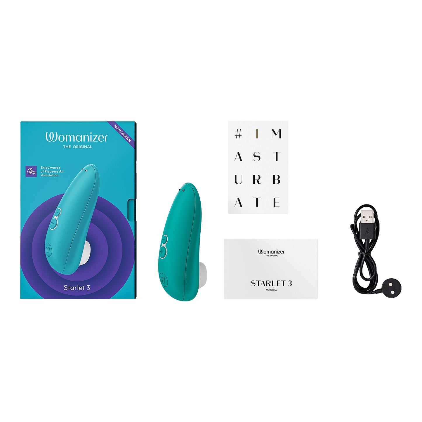 Womanizer - Starlet 3 Rechargeable Clitoral Stimulator Turquoise