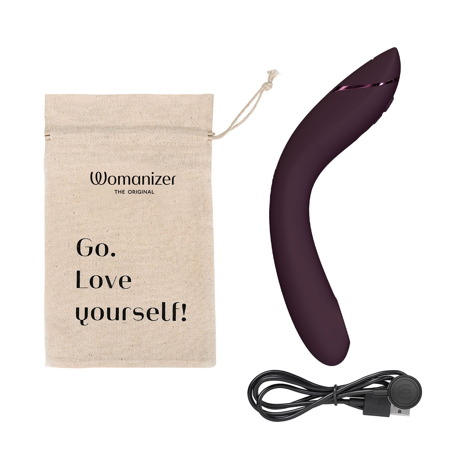 Womanizer - OG Pleasure Air G-Spot Vibrator (Aubergine) 