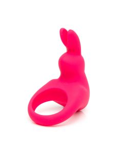 Happy Rabbit - Rechargeable Silicone Cock Ring with Vibrating Rabbit Pink