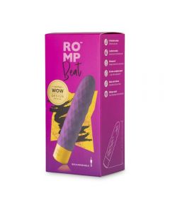Romp - Beat Rechargeable Silicone Ribbed Classic Vibrator