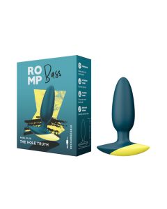 Romp - Bass Rechargeable Vibrating Anal Plug (Blue)